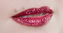 Ruby Lips: Premium glitter lips kit in "Ruby"